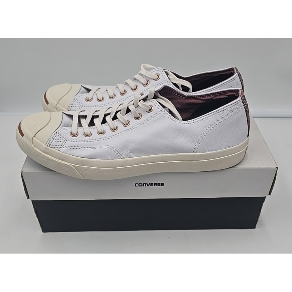 CONVERSE Jack Purcell Unisex Low Sneakers Size M 10 W 11.5 White